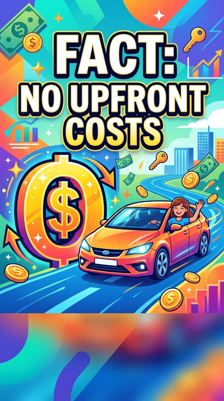 Fact: No upfront costs with novated leasing