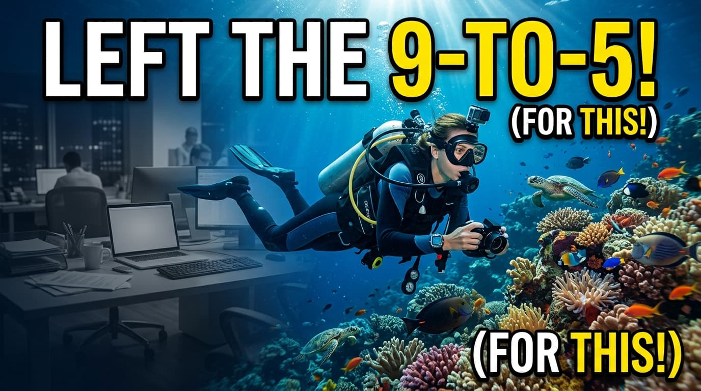From Corporate Desk to Ocean Depths: How She Redefined Success Underwater